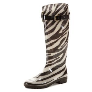 Lauren by Ralph Lauren Zebra Rain Boots - never worn